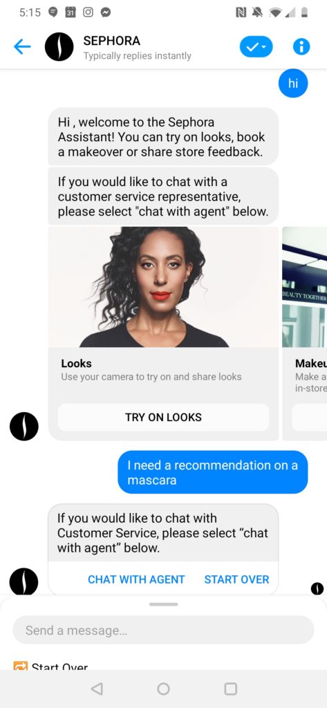 Sephora Chatbot