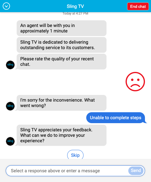 Sling Chatbot