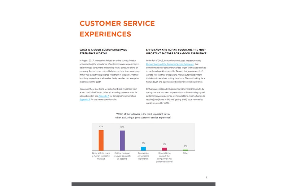 customer service experiences