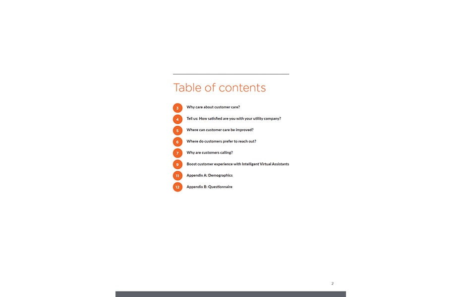 customer care utilities