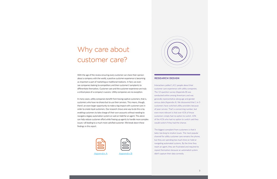 customer care utilities