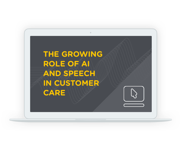 Role of AI and Speech in Customer Care