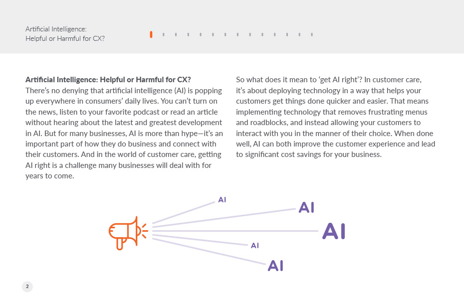 AI: Helpful or HArmful for CX? P2