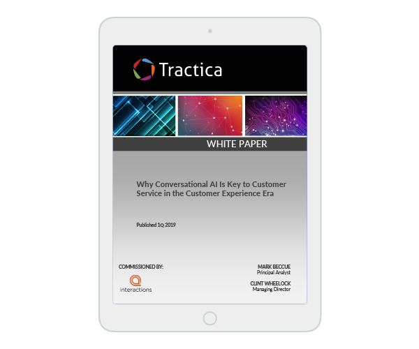 Whitepaper: Conversational AI & Customer Experience w/ Tractica