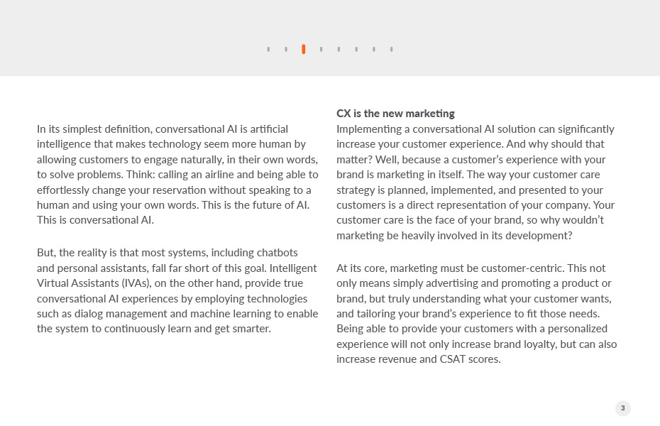 CMO’s Guide to Conversational AI P3
