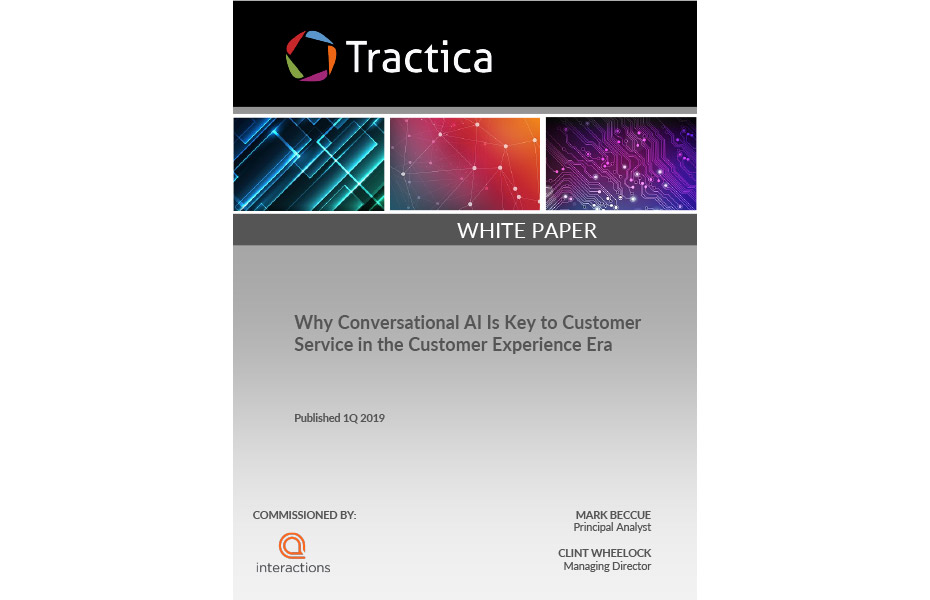 Whitepaper: Conversational AI & Customer Experience w/ Tractica