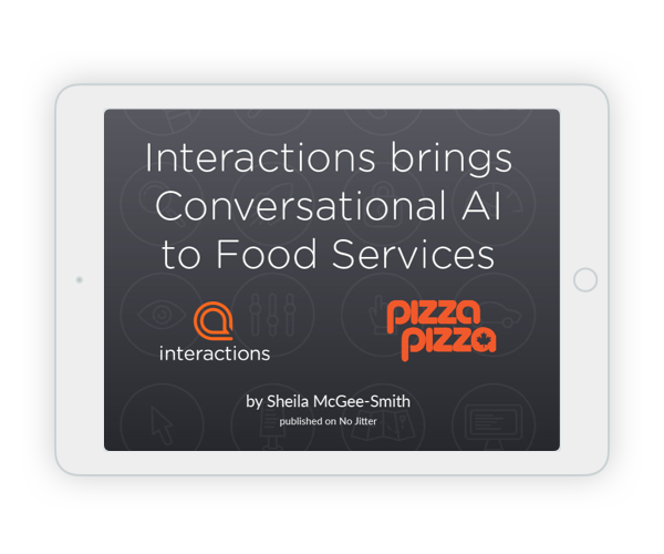 Interactions Brings Conversational AI to Food Services