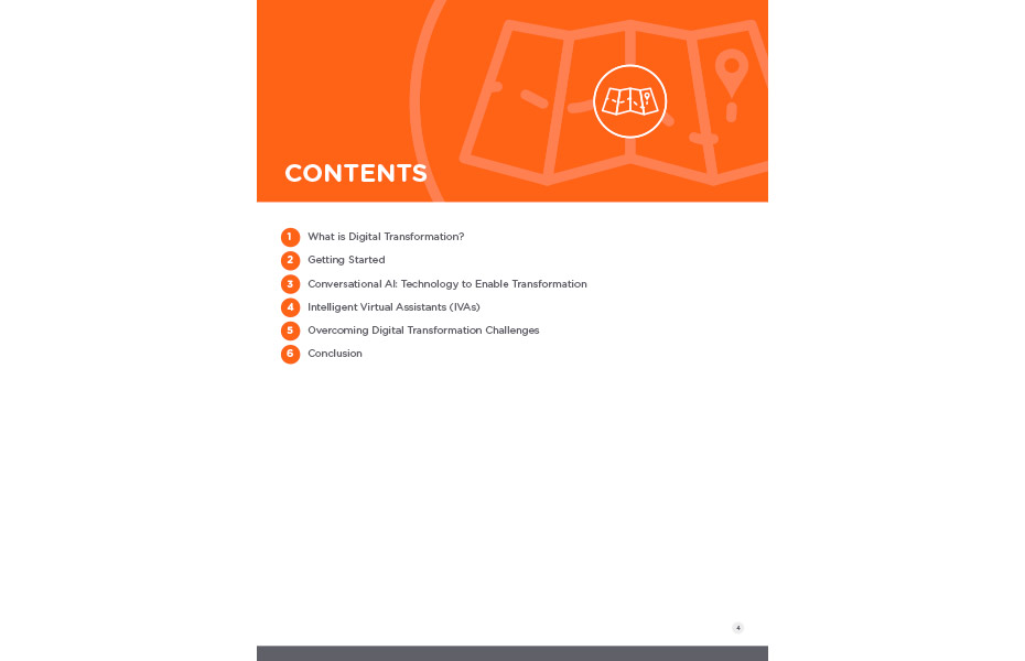 Digital Transformation Guide Table of Contents