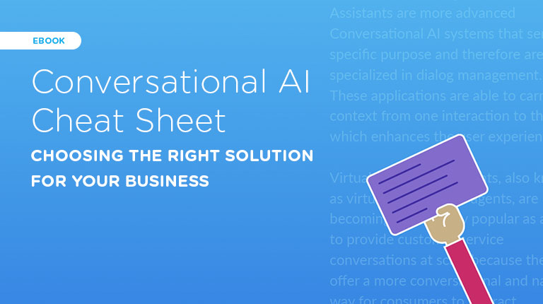 Conversational AI Cheat Sheet