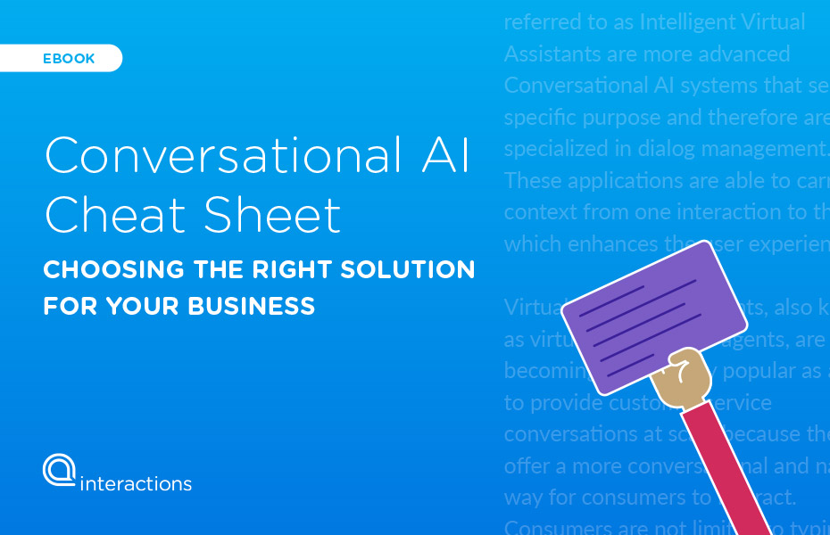 Conversational AI Cheat Sheet