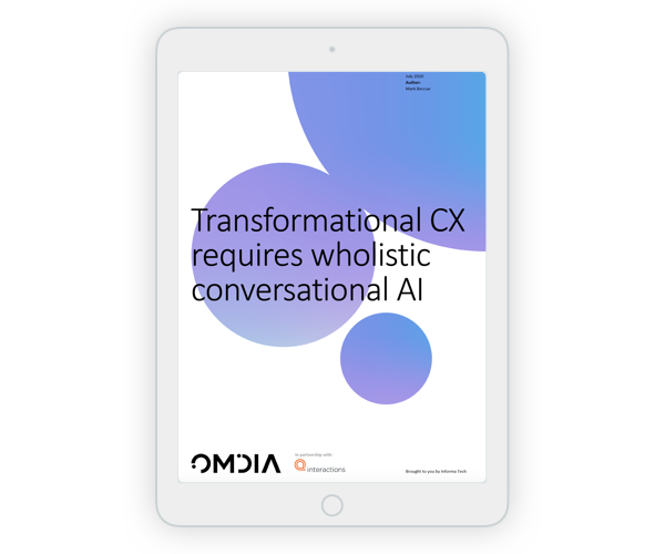 Transformational CX Conversational AI