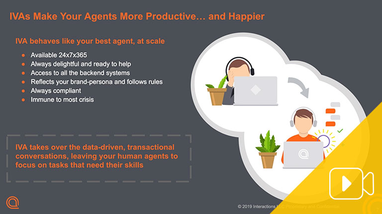 IVAs Make Your Agents More Productive