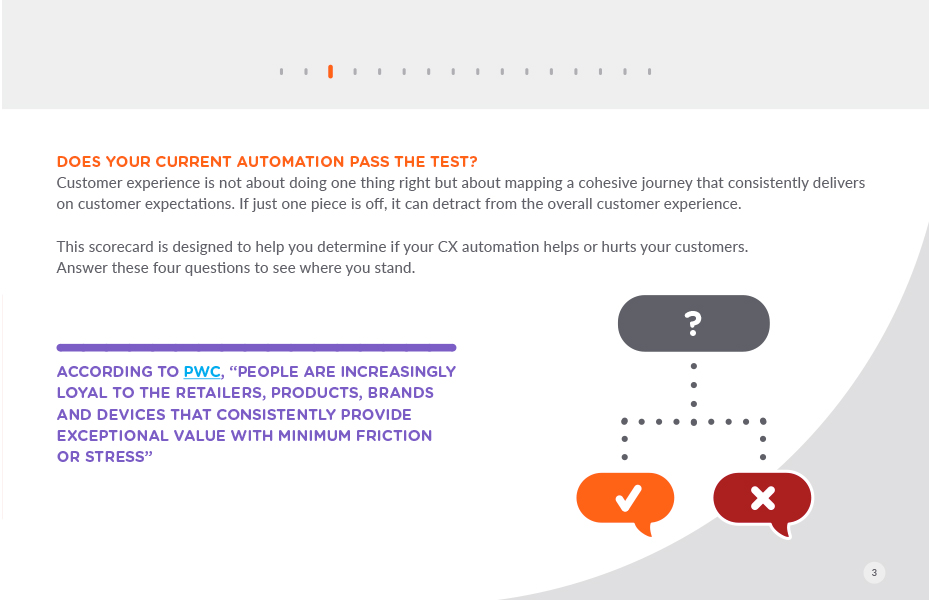 Does you CX automation pass the test? p3